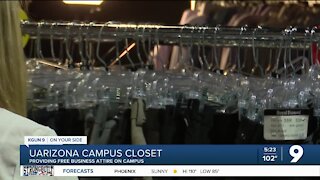Campus Closet providing free business attire to UArizona students