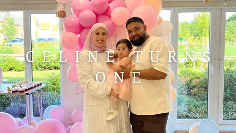 Celine's 1st BIRTHDAY! | party prep, DIY hot air balloons and the party