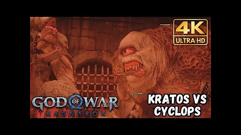 God of War Valhalla Kratos VS Cyclops