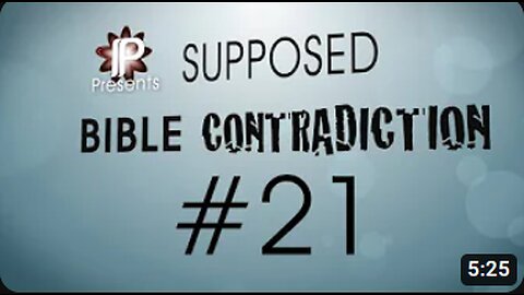 When was Jesus Crucified: Supposed Bible Contradiction #21