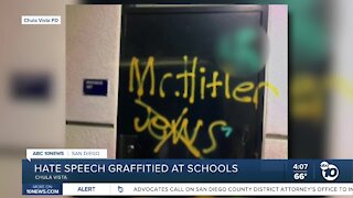 Hate speech graffitied at two Chula Vista Schools