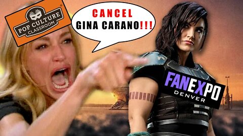 Weirdos want to CANCEL Star Wars actress Gina Carano at Fan Expo Denver
