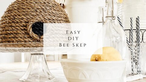 Easy DIY Bee Skep