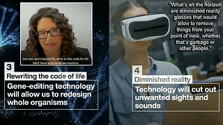 WEF: "We Can Edit Human Genomes & Write a New Code for Life!" / Issue 'Diminished Reality' Glasses!