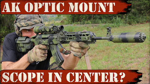 AK Optic Mount - Centering and Leveling scope!