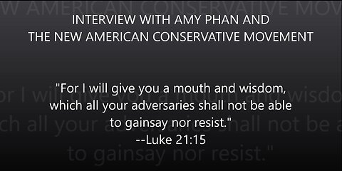 2023-10-20 Global Great Awakenings: Scott Bennett, Amy Phan. New American Conservative Movement.
