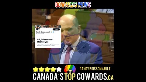 Randy Boissonnault worthless lowlife coward can’t even answer a proper question!