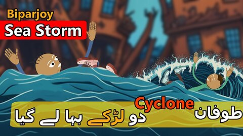 Sea Storm Hit Cyclone Do Ladkay Baha Le Gaya
