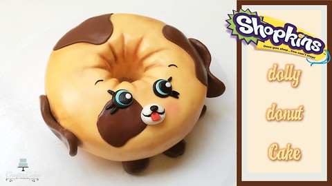 Shopkins/Petkins Dolly Donut cake: How to make from Creative Cakes by Sharon