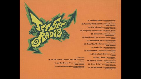 Jet Set Radio Original Soundtrack Album.