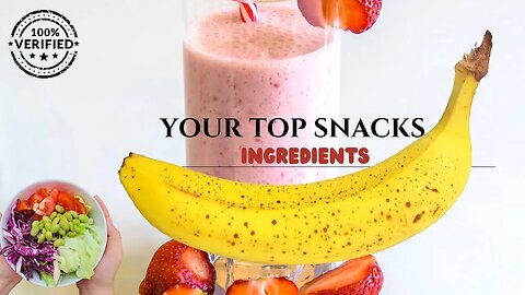 Your Top Snacks: Banana colada smoothie| Ingredien.