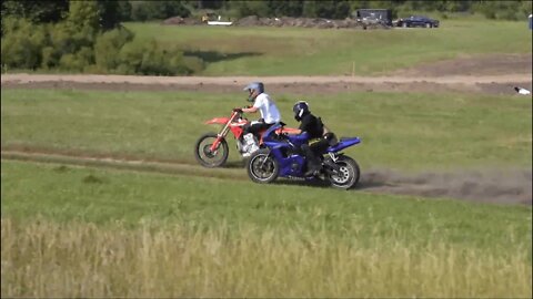 Crotch Rocket Rips Ditches