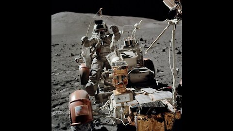 So little problems with the rover of Apollo 17