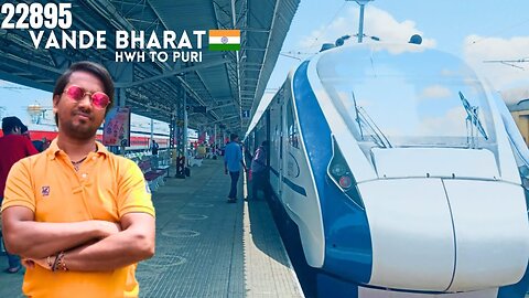 Train To PURI | 22895 Howrah To Puri | Puri Vande Bharat Express Full Journey Vlog 2023 | By AKV..🚅🚅