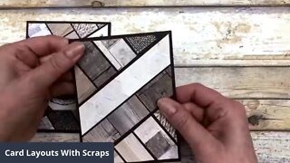 Whiskey Business Card Ideas - Using Up Scraps