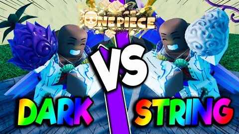 QUAL A MELHOR?!? DARK FRUIT vs STRING FRUIT no A ONE PIECE GAME