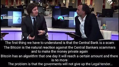 Javier Milei is speaking like Argentina may become the next El Salvador 🪙✊