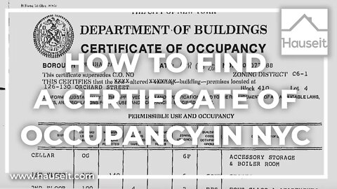 How to Find a Building Certificate of Occupancy NYC [Tutorial]