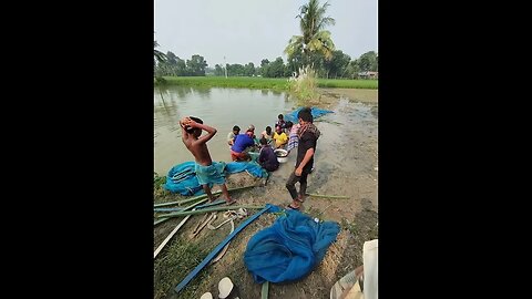 মাছ ধরার প্রক্রিয়া চলছে || PaponVai01 #fishing #foryou #tiktok