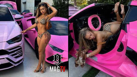 Latto Shows Bawdy In Her Pink My Ride Photoshoot! 👙