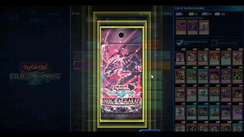 YuGiOh Duel Links - No.39th Mini Box Energy of Gigarays Unbox!