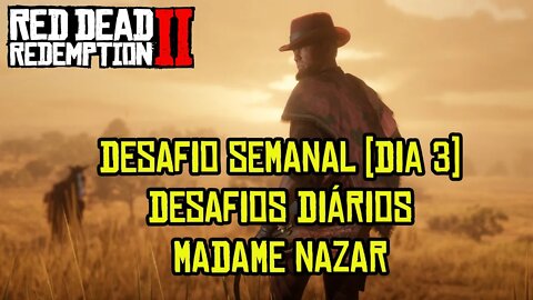 RED DEAD ONLINE CONJUNTO DE CABELEIREIRO, MADAME NAZAR E DESAFIOS DIÁRIOS