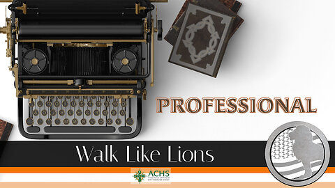 "Professional" Walk Like Lions Christian Daily Devotion with Chappy Oct 06, 2022