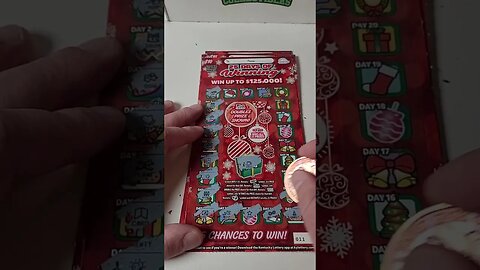 NEW Christmas Lottery Tickets 25 Days of Winning!