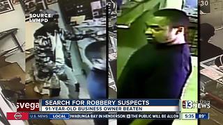 Police search for robbery suspects