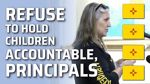 Refuse To Hold Children Accountable, Principals