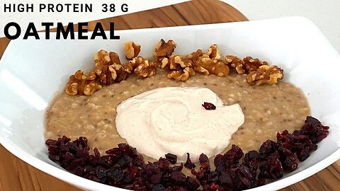 High Protein Oatmeal without Protein Powder with Chia