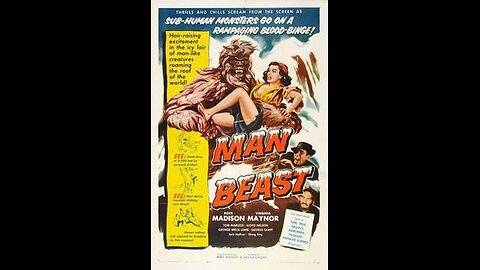 Man Beast 1955 Abominable Snowman on the Loose, by Jerry Warren
