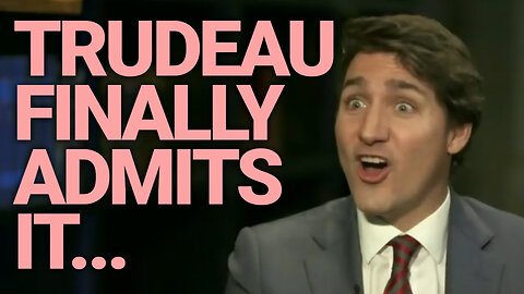 Trudeau admits it... He's taking your hunting rifle.