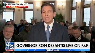 Gov Ron DeSantis Responds To Republican Attacks On Him