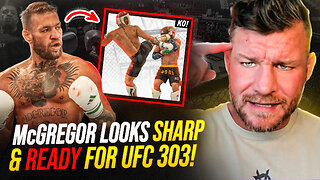 BISPING: "Conor McGregor Looks REALLY SHARP!" | DROPS SPARRING PARTNER | TRAINING FOOTAGE BREAKDOWN