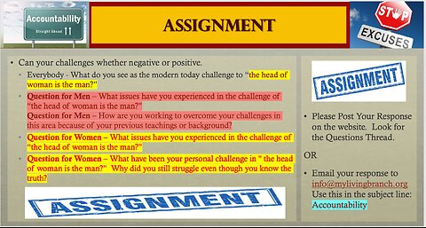 10-13-2023 Accountability Part 16 Assignment Review