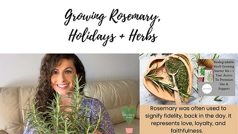 Rosemary, Herbs and Holidays