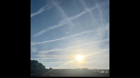 Chem-Trails? Look What I Caught On Camera! Just Solar Geo-Engineering🤫