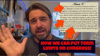 How We Can Put Term Limits on Congress and SAVE Our Country!