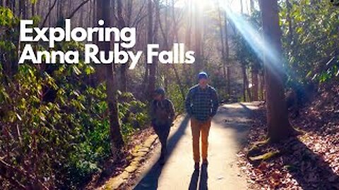 Gorgeous Waterfall Hike In The WINTER, ICY RIVER - Exploring Anna Ruby Falls In Georgia | Easy Trail