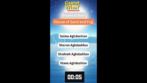 Guest Who #47 Quiz, Info, Facts and a Quote! | House of Sand and Fog