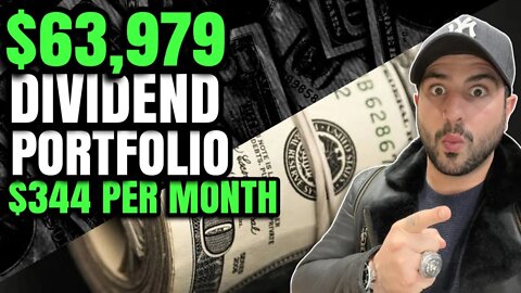 🤑 HOW TO INVEST IN DIVIDEND STOCKS | $63,979 DIVIDEND PORTFOLIO | $344 A MONTH PASSIVE INCOME 🤑