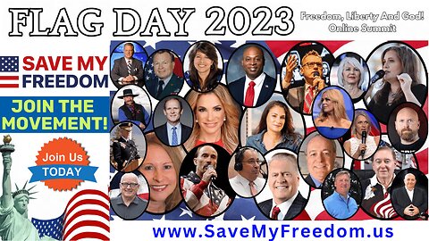 FLAG DAY GET PATRIOTIZED SUMMIT - Steve Bannon, Mike Lindell, Ann Vandersteel, Lee Greenwood, Mel K, General Mike Flynn - 46 Speakers - LAST DAY TO ORDER A FLAG SHIRT FOR 4TH OF JULY!