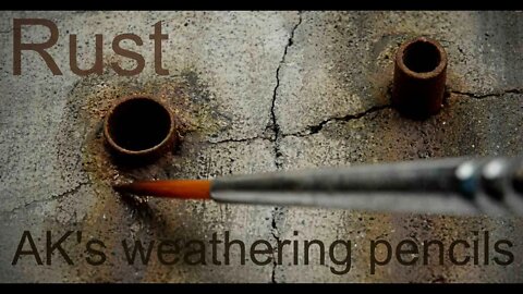 Creating Rust with AK's Weathering Pencils