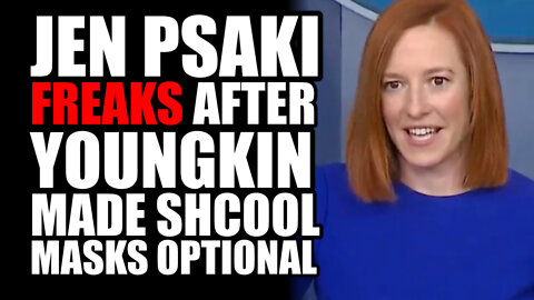 Jen Psaki FREAKS after Youngkin Made School Masks Optional