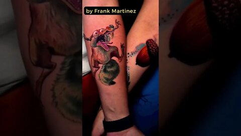 Stunning work by Frank Martinez #shorts #tattoos #inked #youtubeshorts