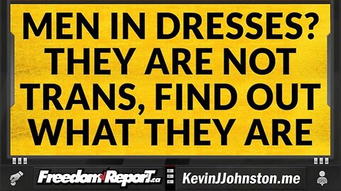 MEN IN DRESSES ARE NOT TRANS WOMEN, THEY ARE LOSERS