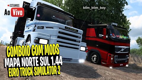 🔴 ETS2 1.44 MULTPLAYER MAPA NORTE SUL EURO TRUCK SIMULATOR 2 1.44