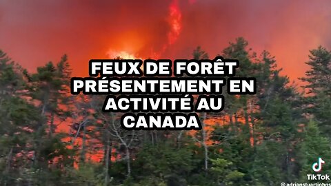 03/06/2023 Feux de forêt présentement en activité au Canada