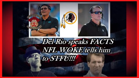 WN...REDSKINS DEL RIO-FINED $100k for WRONG THINK...